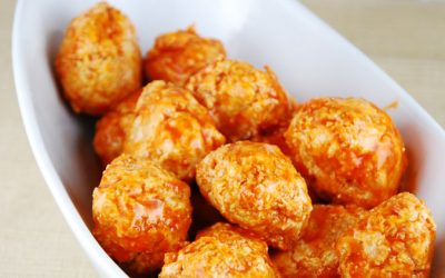 Mini Buffalo Chicken Meatballs